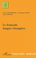 Le français langue étrangère